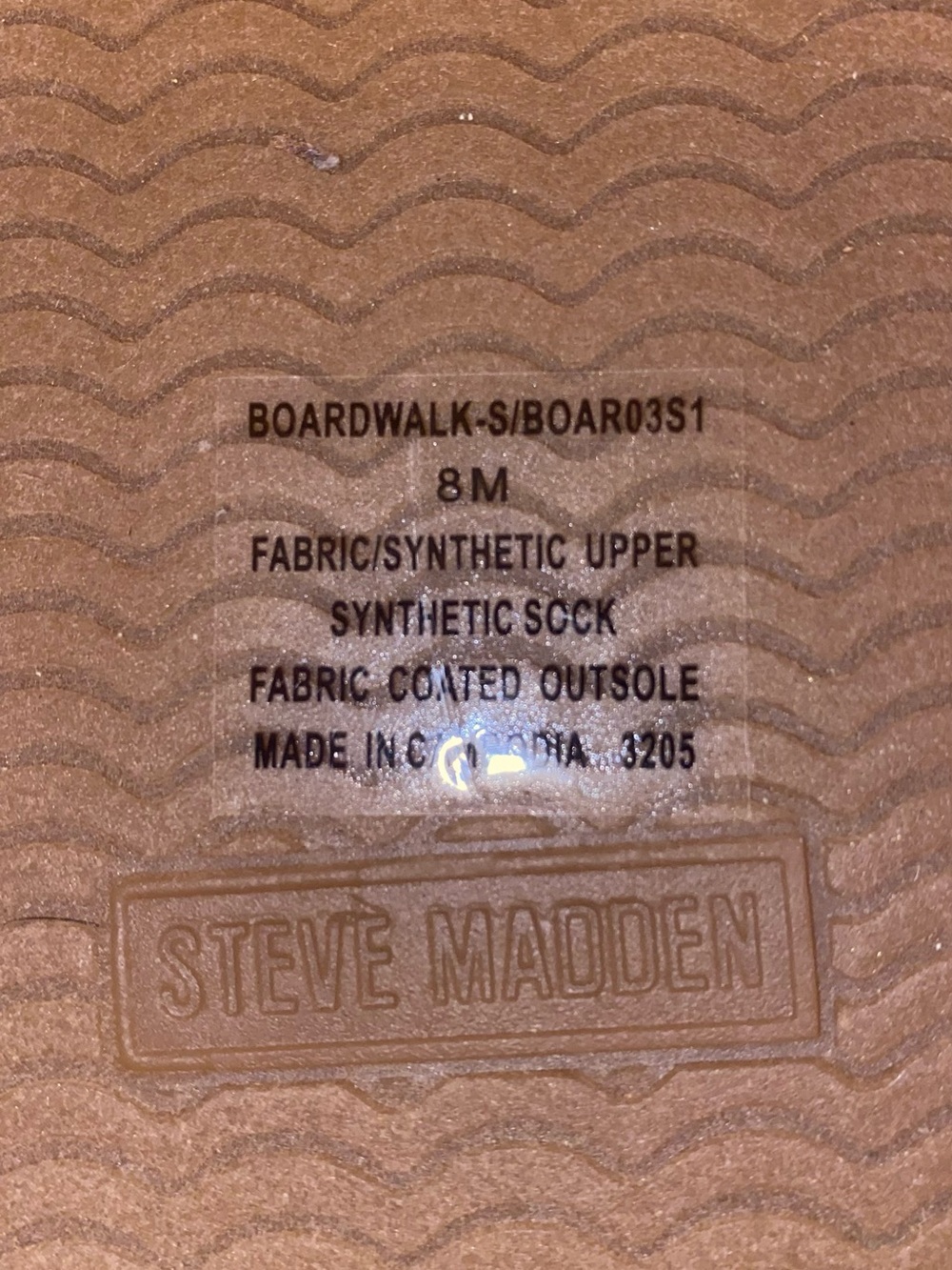 STEVE MADDEN Boardwalk Espadrille Style Sandal Slide Metallic Gold/Tan Size 8M - Picture 10 of 10